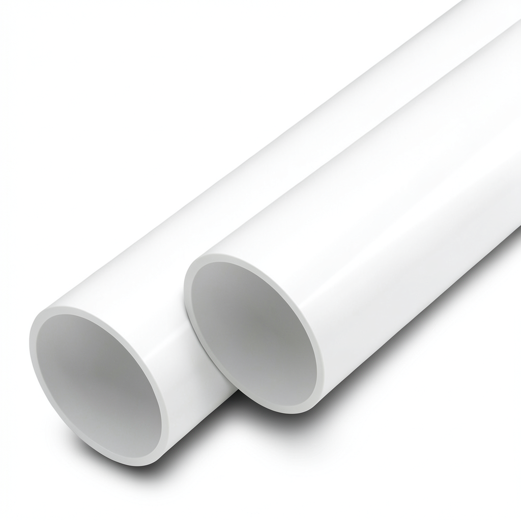 UPVC Pipes National Schedule 40 Size 8 Inch Thickness 8.18 mm White