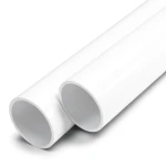 مواسير UPVC ضغط 8 بار قطر خارجي 225 مم سمك 6.9 مم لون أبيض