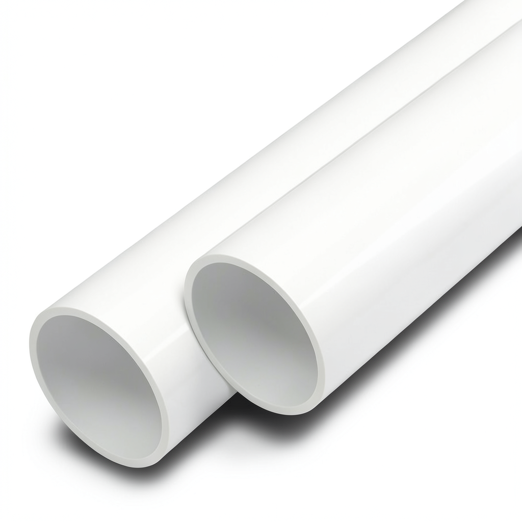 UPVC Pipes Nominal Pressure 8 Bar Outside Diameter 90 mm Thickness 3.5 mm White