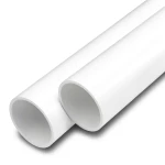 مواسير UPVC ضغط اسمي 8 بار قطر خارجي 75 مم سمك 2.9 مم لون أبيض