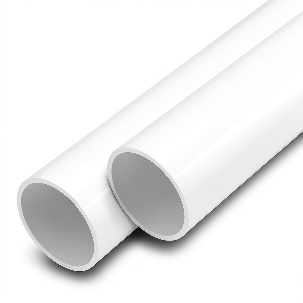 مواسير UPVC ضغط 8 بار قطر خارجي 280 مم سمك 8.6 مم لون أبيض