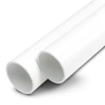 مواسير UPVC ضغط اسمي 10 بار قطر خارجي 125 مم سمك 4.8 مم أبيض