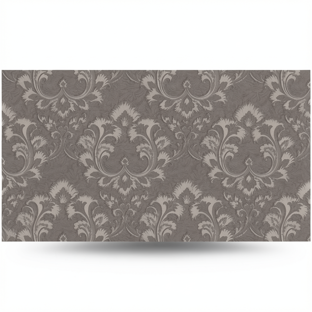 Italian Wallpaper Classic Design 10m x 1.06m, Dark Beige