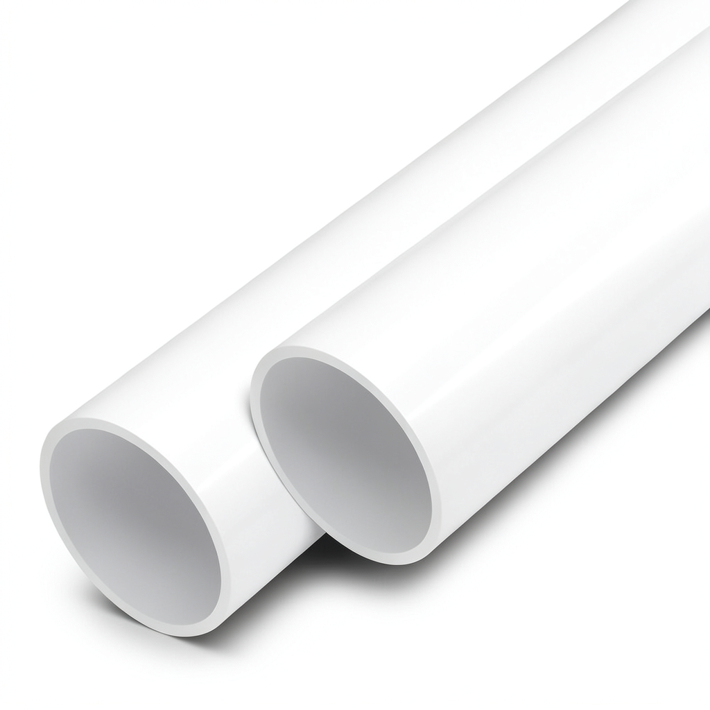 UPVC Pipes Nominal Pressure 10 Bar Outside Diameter 140 mm Thickness 5.4 mm White