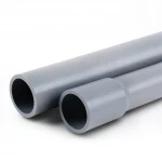 مواسير UPVC للتمديدات الكهربائية الوطني  EPC 80  مقاس 2 إنش سمك 5.54 مم لون رمادي