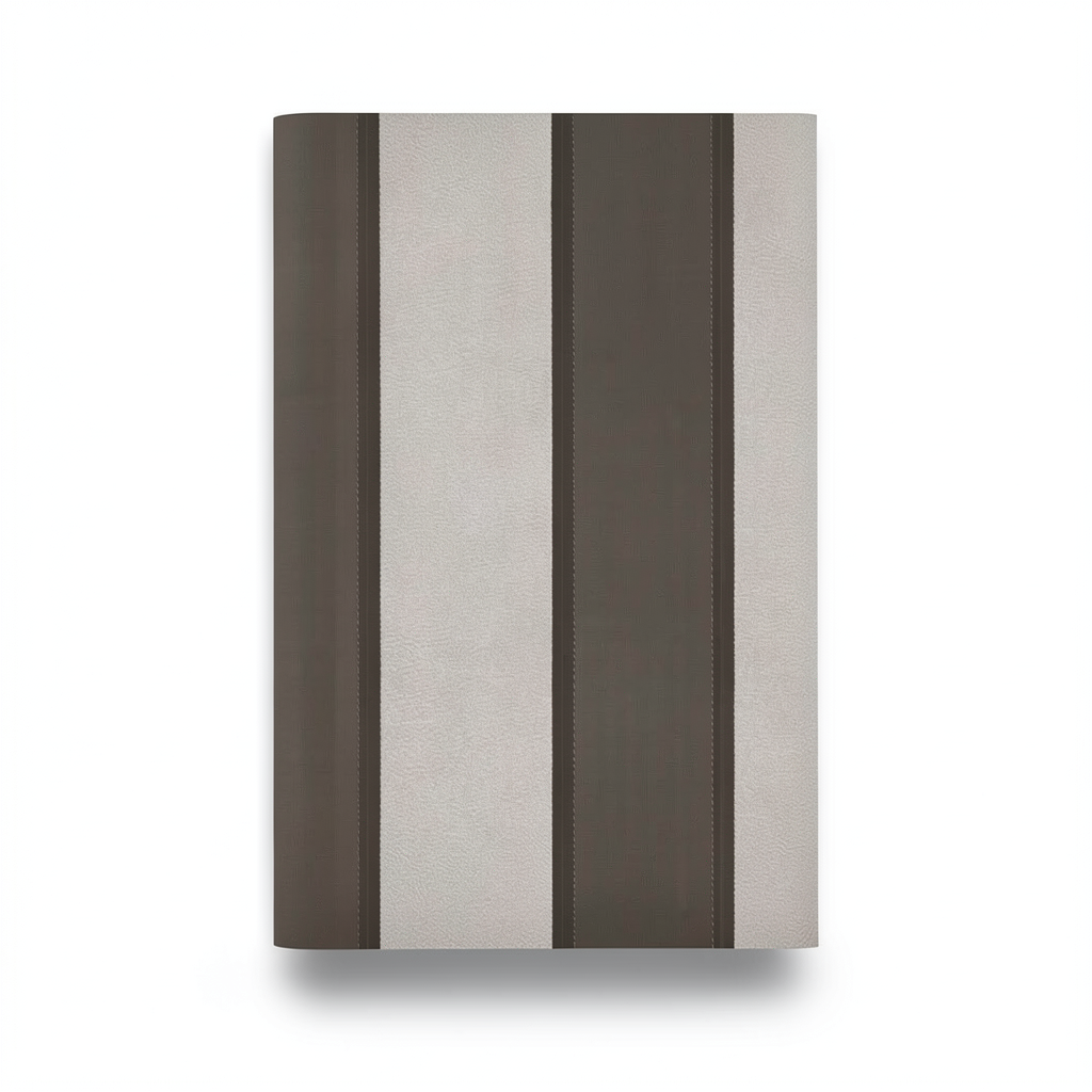 Italian Wallpaper Brown Color Striped Design, Size 10mx0.70m, Model rc17037