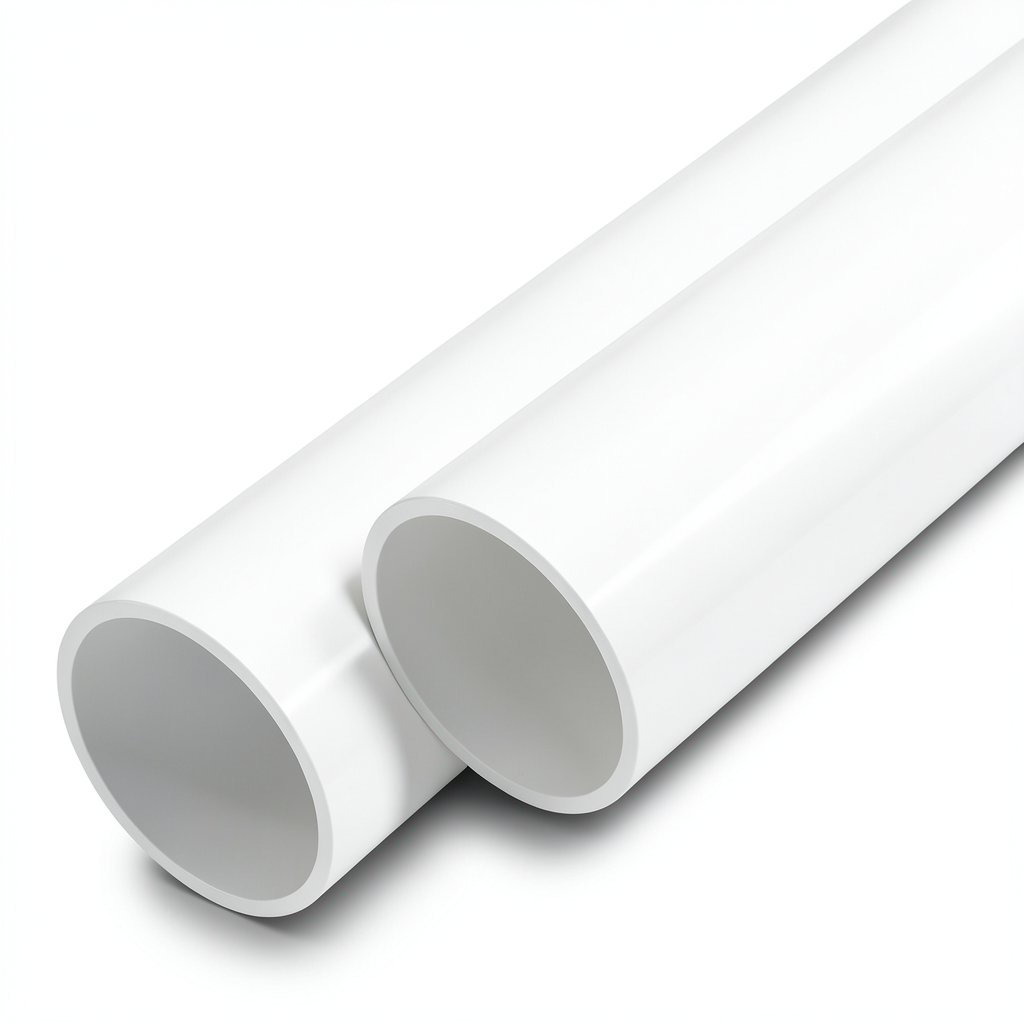 UPVC Pipes Nominal Pressure 10 Bar Outside Diameter 160 mm Thickness 6.2 mm White