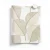 Leaf-patterned wall covering, beige, length 10m, width 0.53 m, model 73244