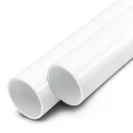 مواسير UPVC ضغط اسمي 10 بار قطر خارجي 160 مم سمك 6.2 مم لون أبيض