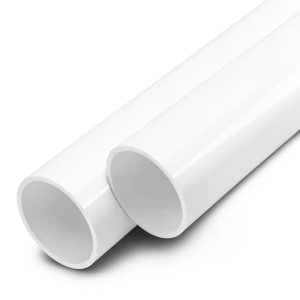 مواسير UPVC ضغط اسمي 10 بار قطر خارجي 160 مم سمك 6.2 مم لون أبيض