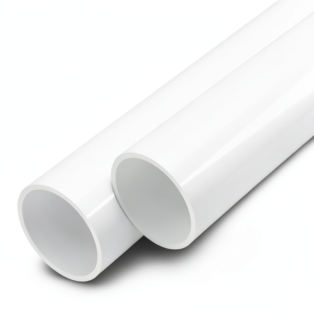 مواسير UPVC ضغط اسمي 10 بار قطر خارجي 160 مم سمك 6.2 مم لون أبيض