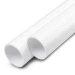 مواسير UPVC ضغط اسمي 10 بار قطر خارجي 180 مم سمك 6.9 مم لون أبيض