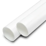 UPVC Pipes Nominal Pressure 8 Bar Outside Diameter 50 mm Thickness 2 mm White