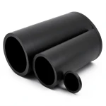 أنابيب HDPE الوطني لشبكات المياه الغير مضغوطة ضغط 4 بار قطر خارجي 75 مم سمك 1.8 مم لون أسود