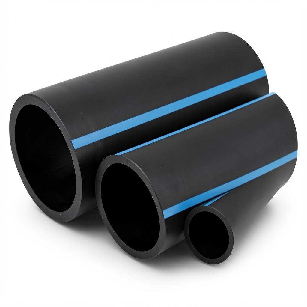 أنابيب HDPE الوطني ضغط 4 بار قطر خارجي 110 مم سمك 2.2 مم لون أسود