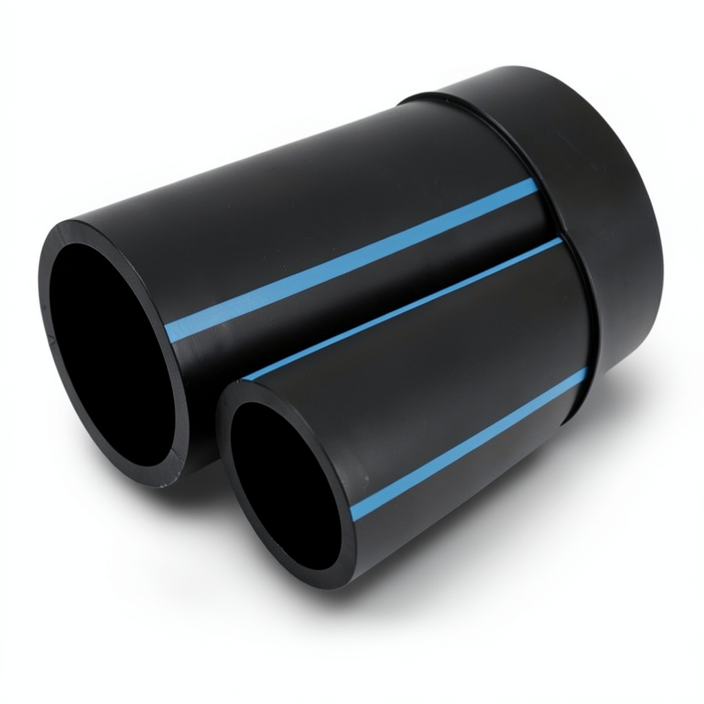 أنابيب HDPE الوطني لشبكات المياه الغير مضغوطة ضغط 4 بار قطر خارجي 160 مم سمك 3.2 مم لون أسود