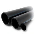 أنابيب HDPE الوطني ضغط 4 بار قطر خارجي 200 مم سمك 4 مم لون أسود