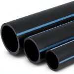 أنابيب HDPE الوطني لشبكات المياه الغير مضغوطة ضغط 4 بار قطر خارجي 180 مم سمك 3.6 مم لون أسود