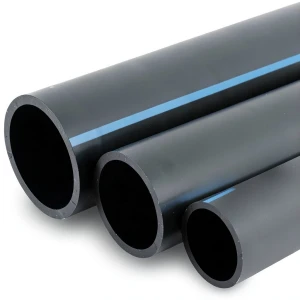 أنابيب HDPE الوطني ضغط 4 بار قطر خارجي 200 مم سمك 4 مم لون أسود