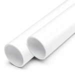 مواسير UPVC ضغط اسمي 8 بار قطر خارجي 90 مم سمك 3.5 مم لون أبيض