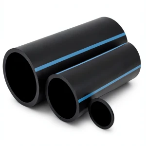 أنابيب HDPE الوطني لشبكات المياه الغير مضغوطة ضغط 4 بار قطر خارجي 250 مم سمك 4.9 مم لون اسود