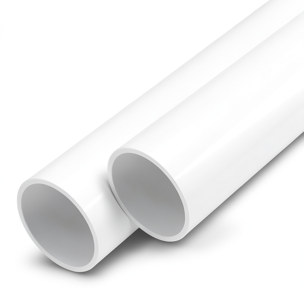 مواسير UPVC ضغط اسمي 8 بار قطر خارجي 355 مم سمك 10.9 مم لون أبيض