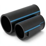 أنابيب HDPE الوطني لشبكات المياه الغير مضغوطة ضغط 4 بار قطر خارجي 315 مم سمك 6.2 مم لون أسود
