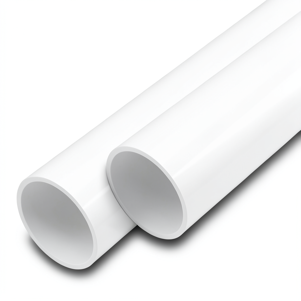 UPVC Pipes Nominal Pressure 10 Bar Outside Diameter 110 mm Thickness 4.2 mm White