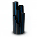 Sappco HDPE Pipe   PE 100  Size (OD) 110 mm Thickness 5.3 mm Black Color