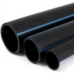 أنابيب HDPE الوطني لشبكات المياه الغير مضغوطة ضغط 4 بار قطر خارجي 400 مم سمك 7.9 مم لون أسود