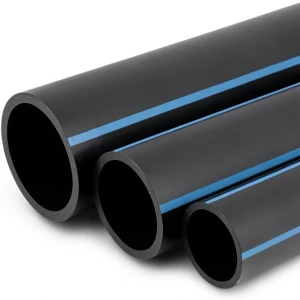أنابيب HDPE الوطني لشبكات المياه الغير مضغوطة ضغط 4 بار قطر خارجي 400 مم سمك 7.9 مم لون أسود