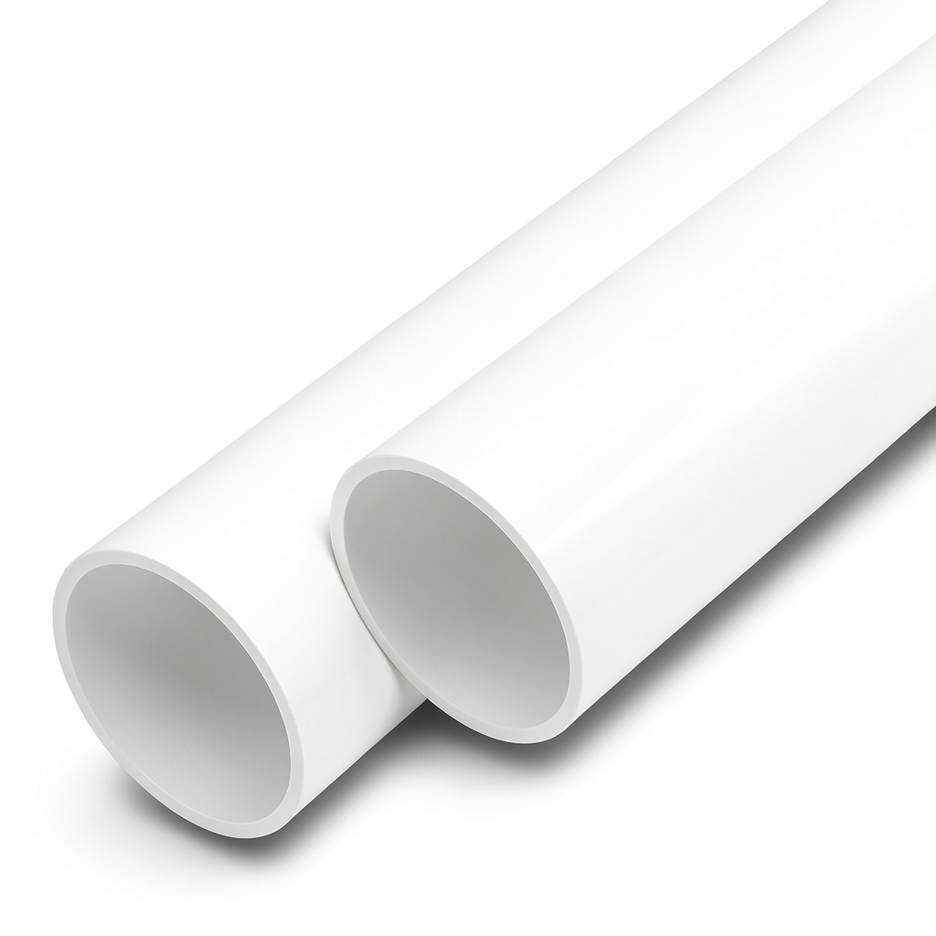 UPVC Pipes Nominal Pressure 10 Bar Outside Diameter 140 mm Thickness 5.4 mm White