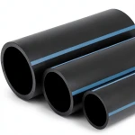 أنابيب HDPE الوطني لشبكات المياه الغير مضغوطة ضغط 4 بار قطر خارجي 450 مم سمك 8.9 مم لون اسود