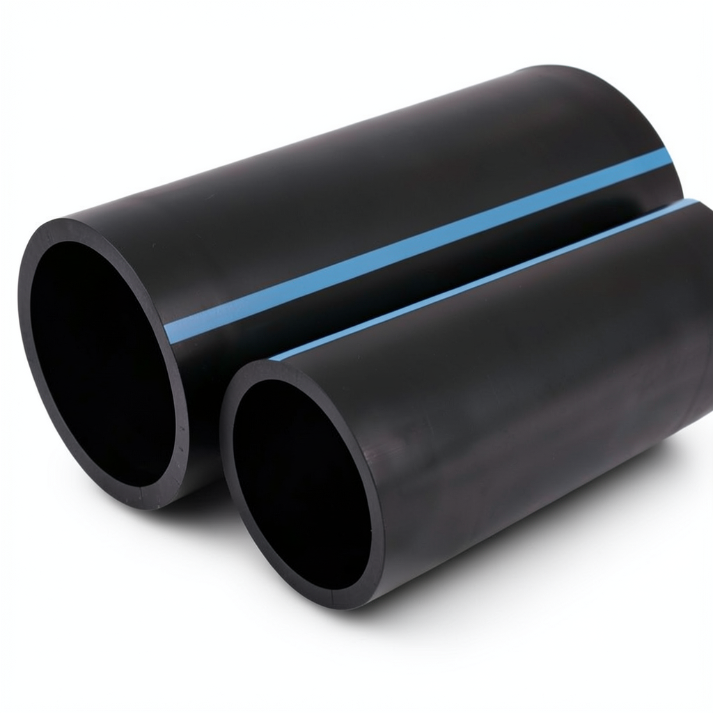 أنابيب HDPE الوطني ضغط 4 بار قطر خارجي 500 مم سمك 9.8 مم أسود