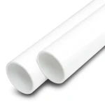 مواسير UPVC ضغط اسمي 10 بار قطر خارجي 160 مم سمك 6.2 مم لون أبيض