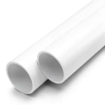 مواسير UPVC ضغط اسمي 10 بار قطر خارجي 180 مم سمك 6.9 مم لون أبيض