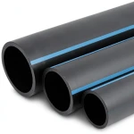 أنابيب HDPE الوطني لشبكات المياه الغير مضغوطة ضغط 4 بار قطر خارجي 710 مم سمك 14 مم لون أسود