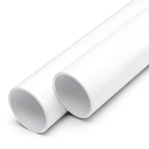 مواسير UPVC ضغط اسمي 10 بار قطر خارجي 200 مم سمك 7.7 مم أبيض