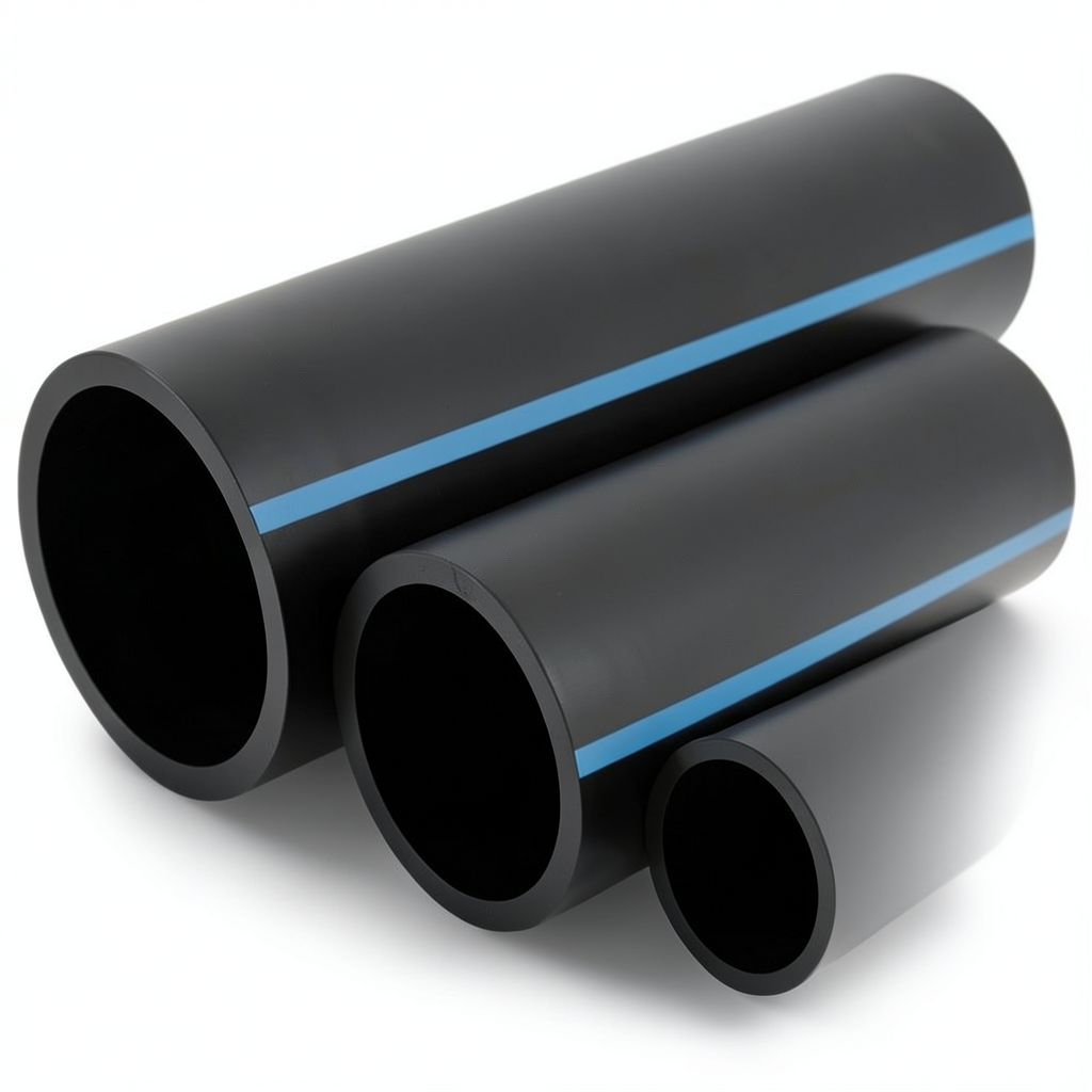مواسير HDPE الوطني ضغط 6 بار قطر 40 مم سمك 1.8 مم لون أسود