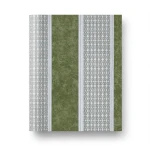 Italian Wallpaper Striped Design 10mx0.70m Green Color, Model rc17043