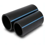 أنابيب HDPE الوطني لشبكات المياه الغير مضغوطة ضغط 4 بار قطر خارجي 125 مم سمك 2.5 مم لون أسود