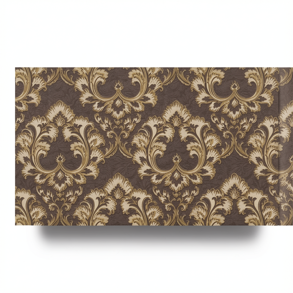 Classic Wall Covering Dark Brown 10m x 1.06m, Model 81933
