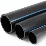 أنابيب HDPE الوطني لشبكات المياه الغير مضغوطة ضغط 4 بار قطر خارجي 160 مم سمك 3.2 مم لون أسود