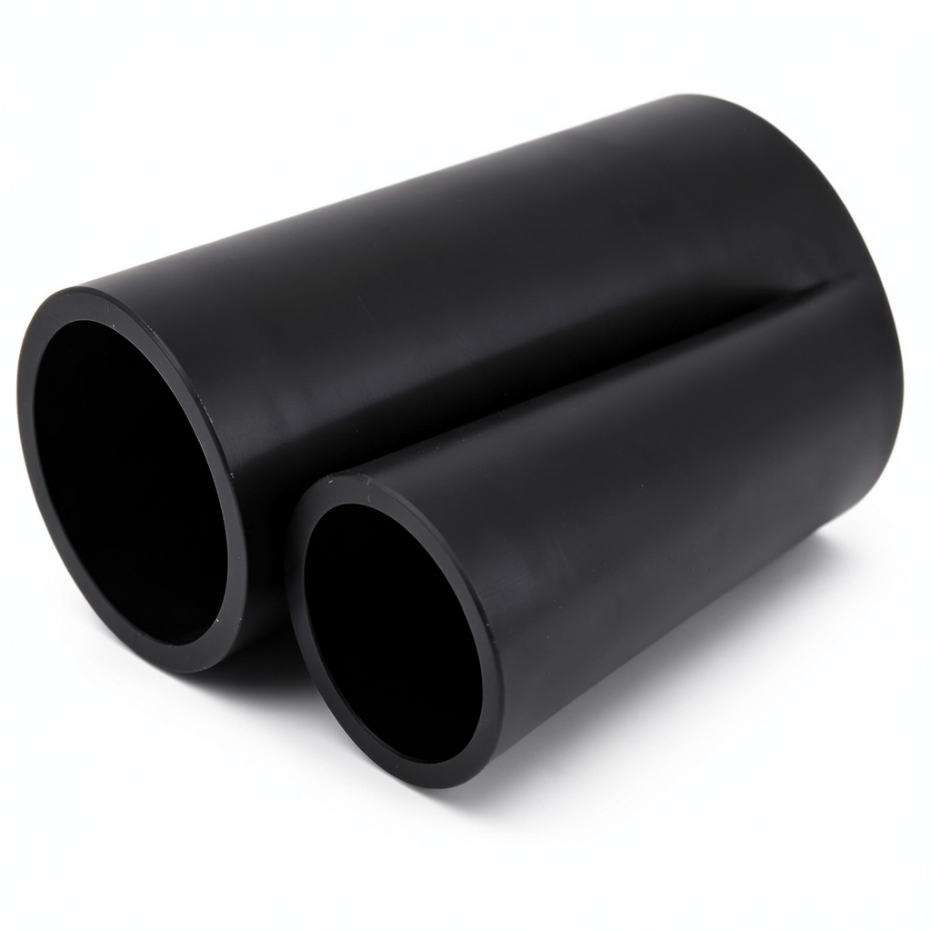 أنابيب HDPE الوطني لشبكات المياه الغير مضغوطة ضغط 4 بار قطر خارجي 180 مم سمك 3.6 مم لون أسود