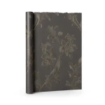 Italian Floral Wallpaper 10m x 0.73m Dark Beige, Model 56807