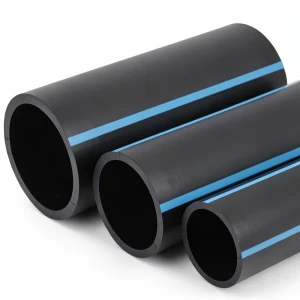 أنابيب HDPE الوطني لشبكات المياه الغير مضغوطة ضغط 4 بار قطر خارجي 250 مم سمك 4.9 مم لون اسود