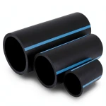 أنابيب HDPE الوطني لشبكات المياه الغير مضغوطة ضغط 4 بار قطر خارجي 400 مم سمك 7.9 مم لون أسود