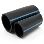 أنابيب HDPE الوطني لشبكات المياه الغير مضغوطة ضغط 4 بار قطر خارجي 450 مم سمك 8.9 مم لون اسود