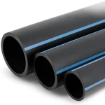 أنابيب HDPE الوطني ضغط 4 بار قطر خارجي 500 مم سمك 9.8 مم أسود