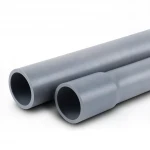 UPVC Pipes NPF Brand For Electrical Systems  EPC 40  Size 4 inch Thickness 6.02 mm Gray Colour